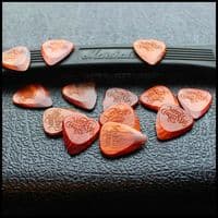 Merry Christmas Burma Padauk Guitar Pick in a Gift Box