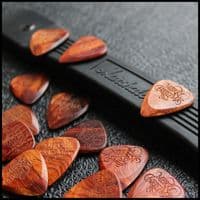 Merry Christmas Burma Padauk Guitar Pick in a Gift Box