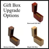 Merry Christmas Burma Padauk Guitar Pick in a Gift Box