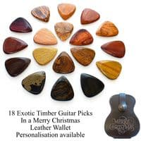 Plectrum Wallet - 18 Timber Guitar Picks | Timber Tones