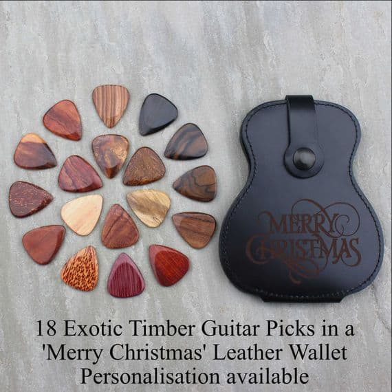 Plectrum Wallet - 18 Timber Guitar Picks | Timber Tones