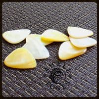 Shell Tones - Gold Pearl - 4 Guitar Picks | Timber Tones