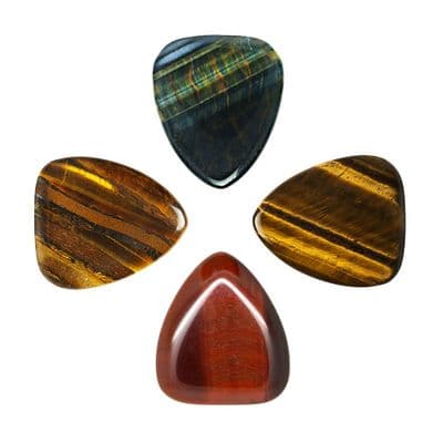 Tiger Tones Mixed Pack of 4 Guitar Picks