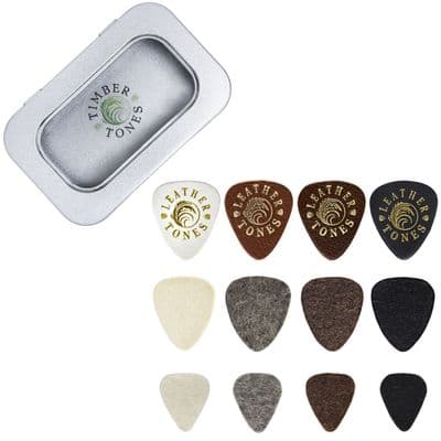 Timber Tones Luxury Ukulele Tin of 12 Picks