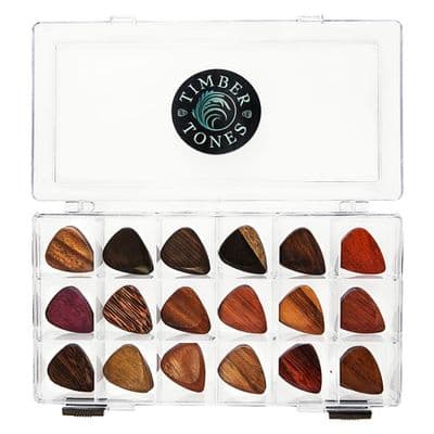 Timber Tones Mixed Tray of 54 Guitar Picks