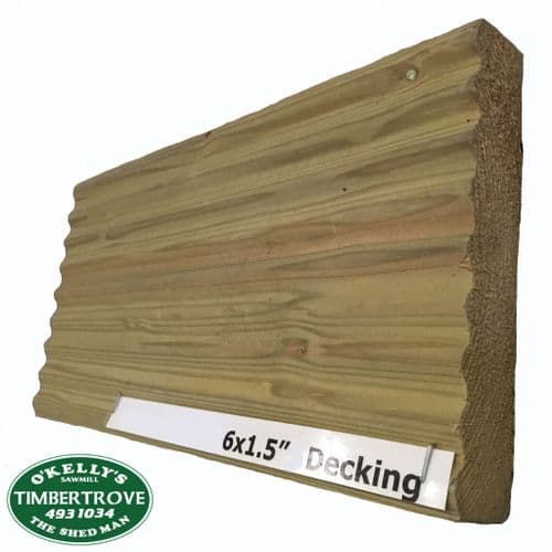 150 x 35mm Decking Board Treated