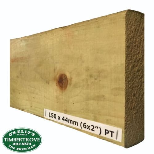 150 x 44mm Sawn Timber Treated