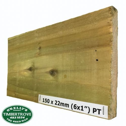 6 x 1 (150 x 22mm) Treated Timber