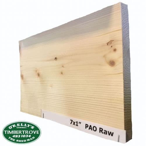 7 x 1 (175 x 22mm ) Planed PAO Timber