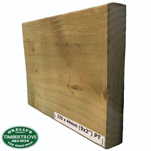 9 x 2 (225 x 44mm) Treated Timber
