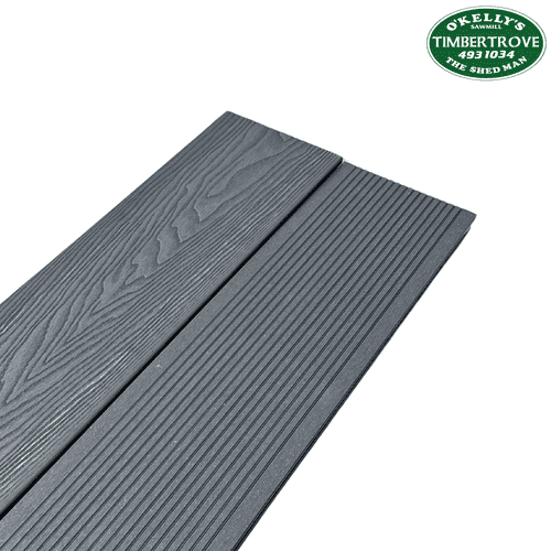 Composite Decking Charcoal Woodgrain