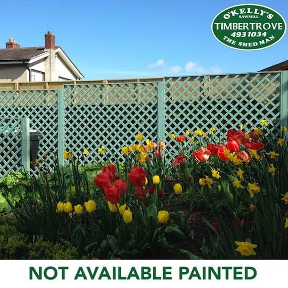 Buy Diamond Timber Trellis Fence Panels Trellis Dublin