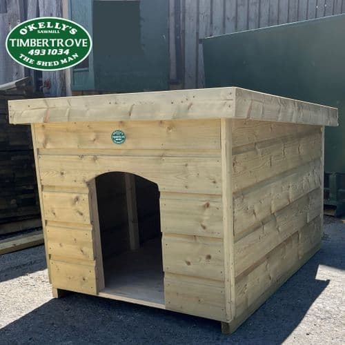 Flat Roof Dog Kennel