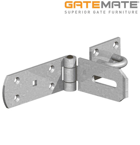 GateMate Heavy Hasp & Staple Galvanised