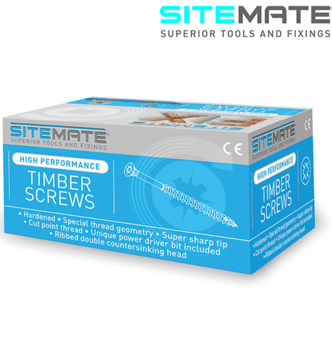 Hex Head Timber Screws Box Qty 100