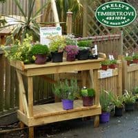 Potting Table | Timber Potting Bench | Vegetable Growing Table