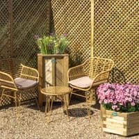 Privacy Diamond Garden Trellis | Wooden Trellis for Plants & Screening