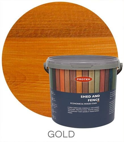 Protek Shed & Fence Stain Paint - Golden Brown
