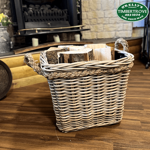 Square Planter Basket with Plastic Liner