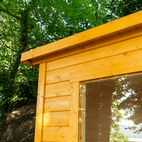 The Emerald Outdoor Sauna | Compact Modern Sauna for Small Gardens