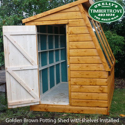 The Potting Shed | Quality Timber Garden Shed | Wood Storage Shed Dublin, Kildare, Wicklow