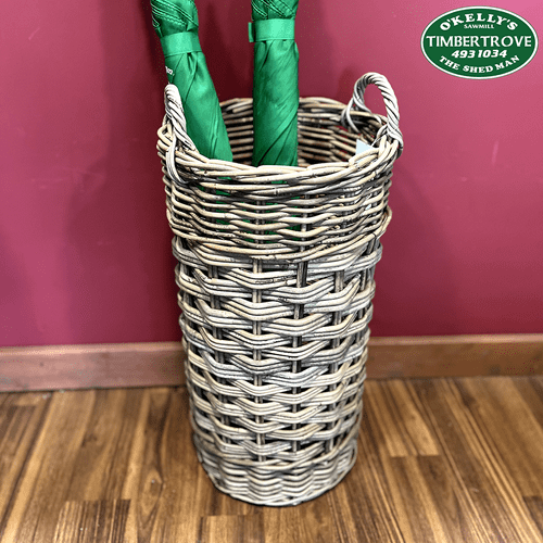 Umbrella Basket, Round with Ear Handles