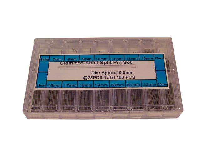 450 Piece Split Pin Set for Watch Straps | Watch Tools | Watch Straps and Bands| Watch Glass and Crystals | Cleaning | Watch Parts | Watch Hands | Vintage Watch Parts | Watch Batteries | Clock Parts