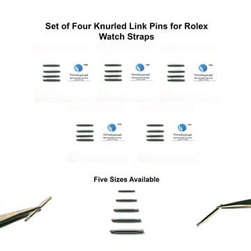 4X KNURLED PINS For ROLEX Watch Strap Bracelet Link Clasp Stainless Steel Part