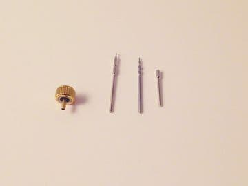 5.5mm 4 Piece Replacement Gold Crown (waterproof style) and Stems Set - A4F