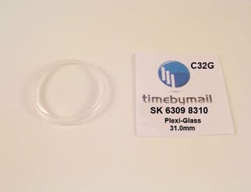 6309 8310 Plexi-Glass For SEIKO Automatic New Watch Crystal Spare Part