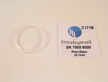 7005 6000 Plexi-Glass For SEIKO DIAMATIC UFO New Watch Crystal Spare Part