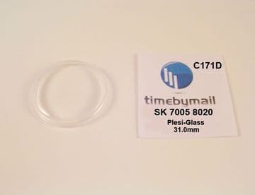 7005 8020 Plexi-Glass For SEIKO Automatic New Watch Crystal Spare Part