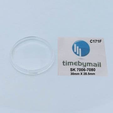 7006 7080 Plexi-Glass For SEIKO FACETED Watch Crystal Replacement New Part