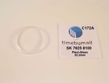 7625 8100 Plexi-Glass For SEIKO SPORTSMATIC New Watch Crystal Spare Part