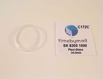 8305 1000 Plexi-Glass For SEIKO AUTOMATIC New Watch Crystal Spare Part