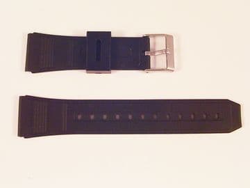 After Market Casio Data Bank Rubber 22mm Strap - S58