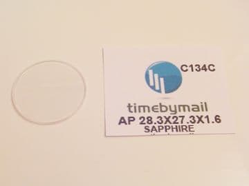 Audemars Piguet 28.3mm Sapphire Replacement Watch Crystal