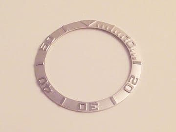Bezel Insert For ROLEX Yacht-Master Watch Dial Replacement Part Silver