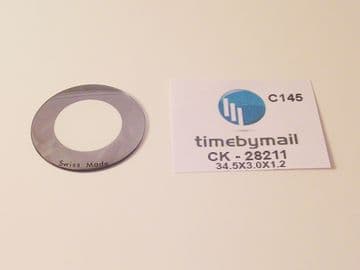 CALVIN KLEIN 28211 Watch Replacement 34.5mm Glass Crystal Spare Part