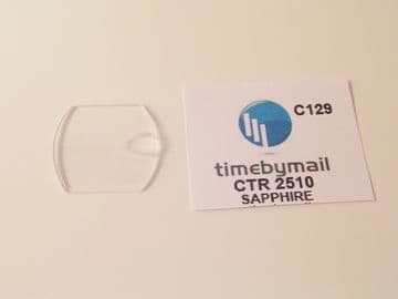 Cartier Sapphire Roadster 2510 Replacement Crystal - C129