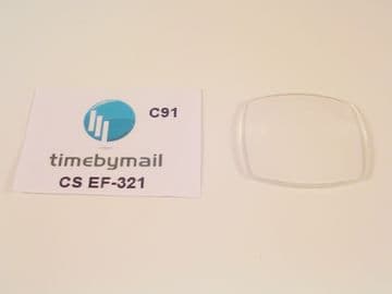 Casio EDIFICE EF 321 Replacement Watch Crystal - C91
