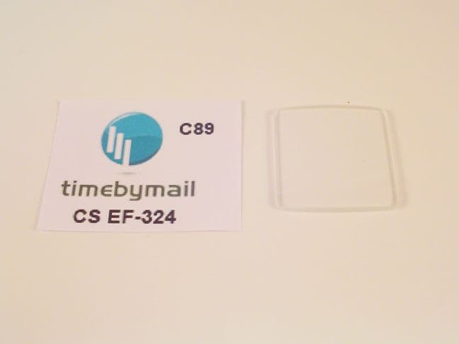 Casio EDIFICE EF 324 Replacement Watch Crystal | Watch Glass and Crystals | Watch Hands | Watch Straps and Bands | Watch Tools | Cleaning | Watch Parts | Vintage Watch Parts | Watch Batteries | Clock Parts