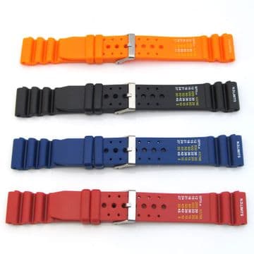 Divers Watch Strap ND Limits Rubber Diving / Sports - Four Colours