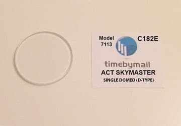 For ACCURIST SKYMASTER Model No 7113 Watch Glass Crystal 37mm Spare Part