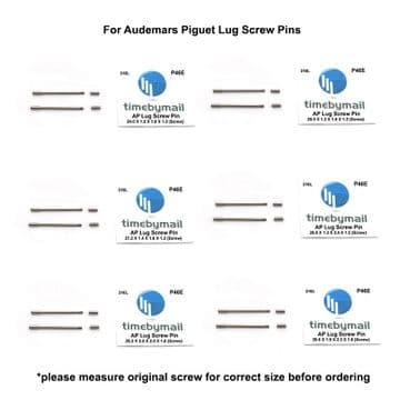 For AUDEMARS PIGUET 2X Lug Screw PINS Watch Strap Band Stainless Steel New Part