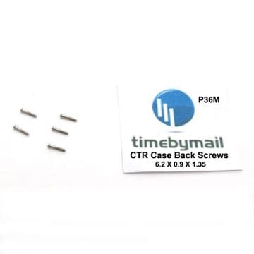 For CALIBRE DE CARTIER 3299 Watch Case Back Screws Spare Part Set Of Five