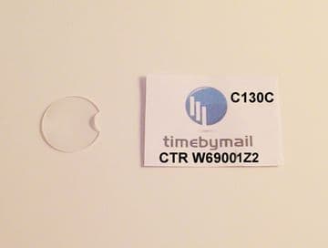 For CARTIER BALLON BLEU W69001Z2 Sapphire 21mm Watch Crystal Small Size