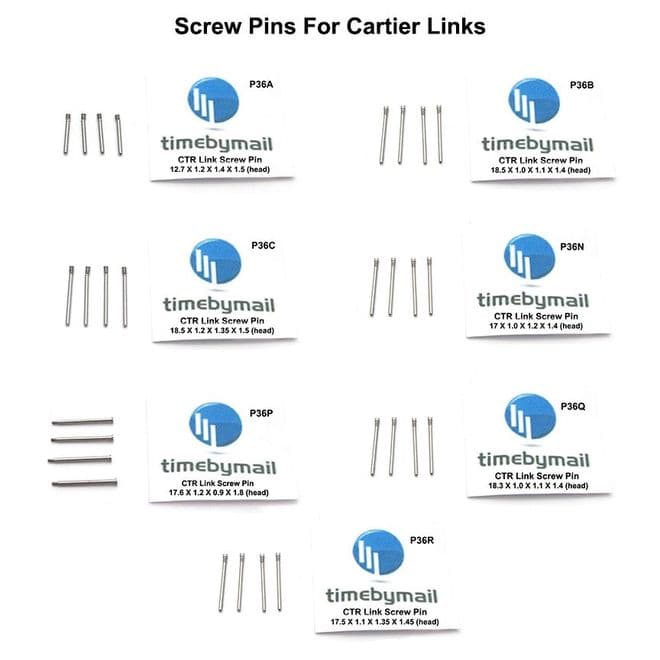For CARTIER Bracelet Strap Link SCREW PINS Men's Lady's Watch Band NEW Parts