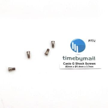For CASIO G SHOCK 4X Ø2mm xØ1.4mm x 3.7mm QUALITY Case Screws G-SHOCK Watch