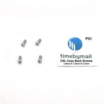 For CHANEL J12 4X Watch Case Back Screws Stainless Steel New Spare Part